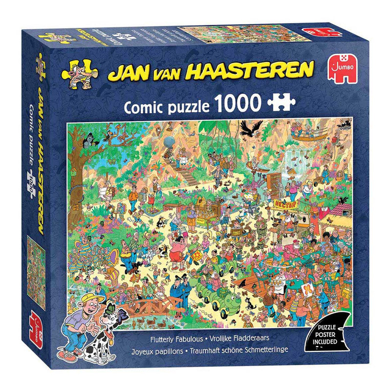 Jan van Haasteren Legpuzzel - Vrolijke Fladderaars 1000st