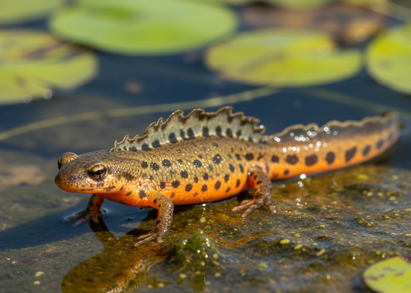 Kleine watersalamander – Wildlife Explorer Collectible
