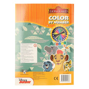 Kleuren op Nummer - Lion King Achterkant