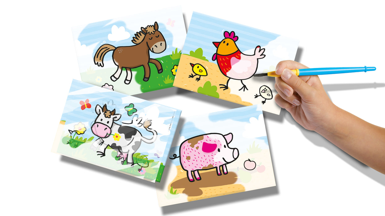 SES Coloring with water – Farm animals