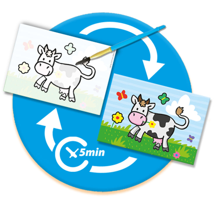 SES Coloring with water – Farm animals