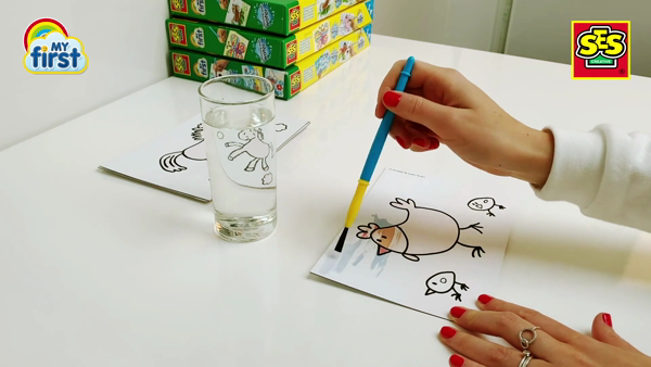 SES Coloring with water – Farm animals