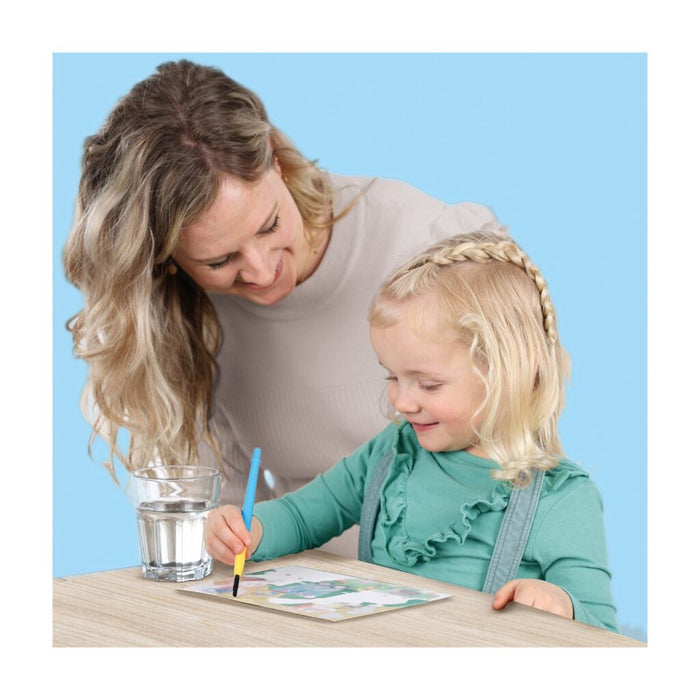 SES Coloring with water coloring book Safari