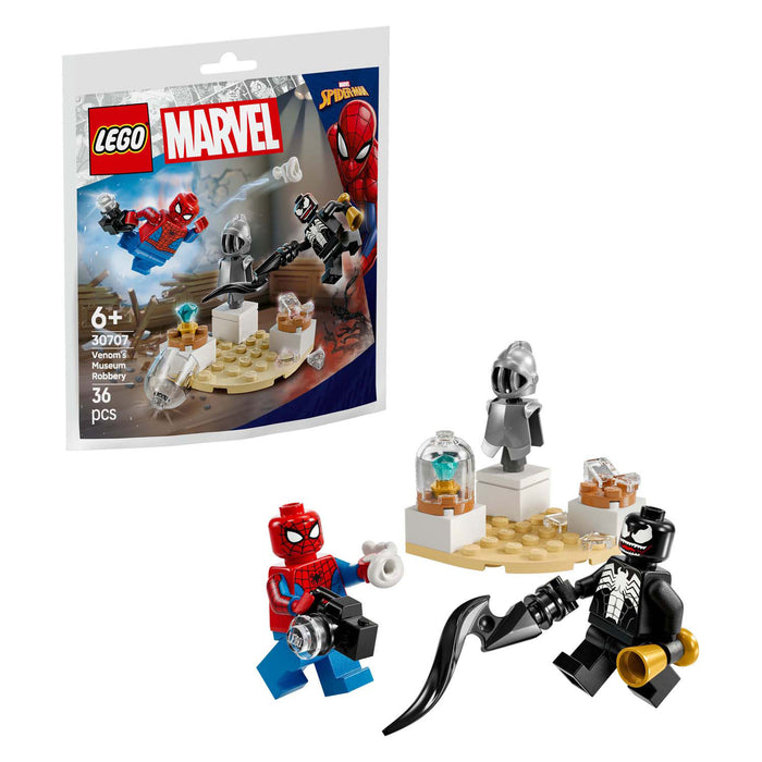 LEGO Super Heroes 30707 Venoms Museuminbraak verpakking en inhoud