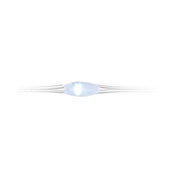 Led Lichtsnoer Zilverdraad, 195cm - Gekleurd lampje