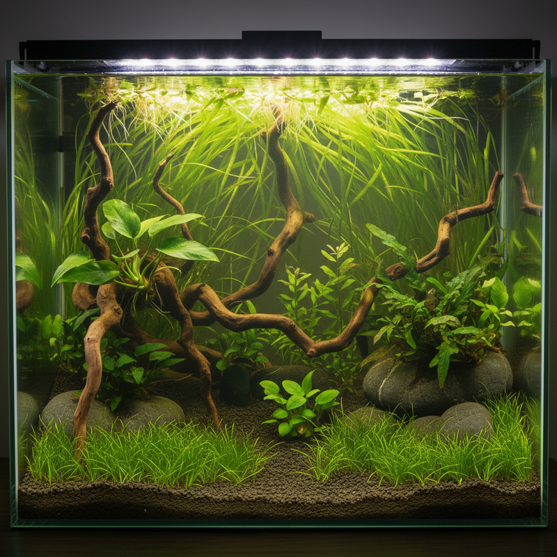 Low-Tech Jungle Aquarium Plantenmix