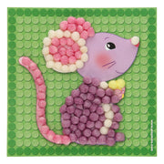 PlayMais Mosaic Kaarten Versieren Kleine Muis