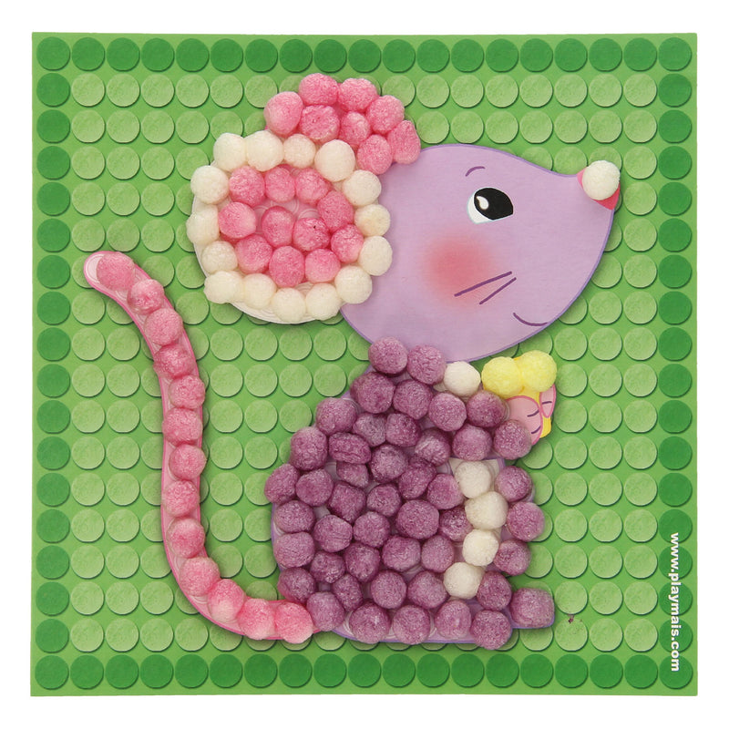 PlayMais Mosaic Kaarten Versieren Kleine Muis