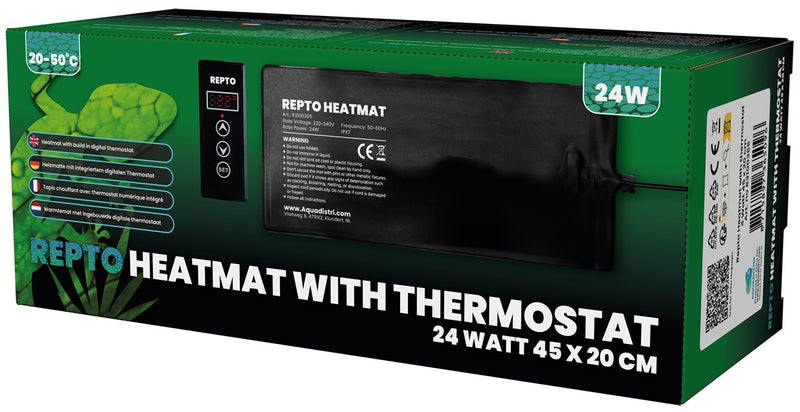 Repto Heat Mat with Thermostat 2 watt 45x20 cm