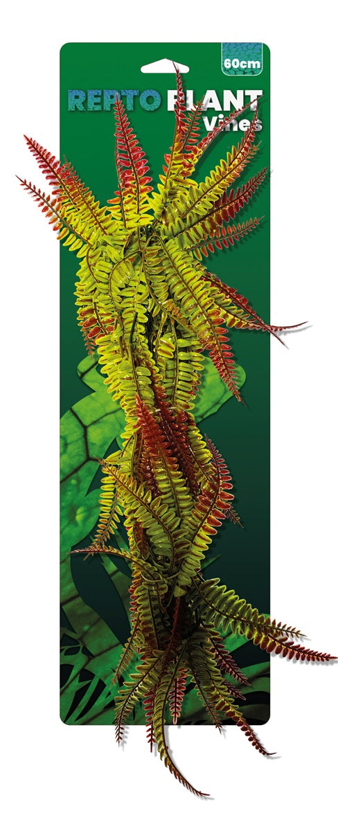 Repto Plant Vines Red & Green Fern 60 cm