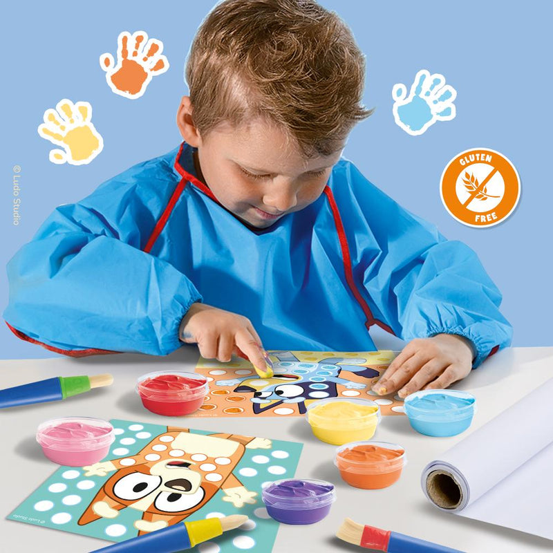 SES Bluey - Vingerprint verf creaties mega set
