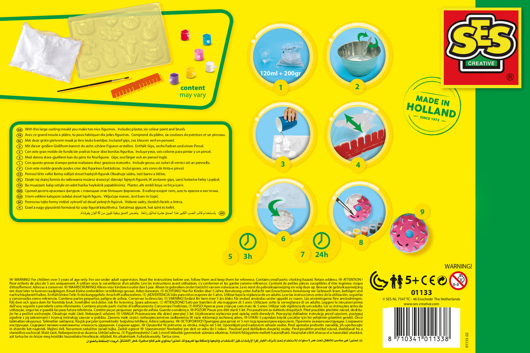 SES Creative Gieten en schilderen - Vrolijke figuren
