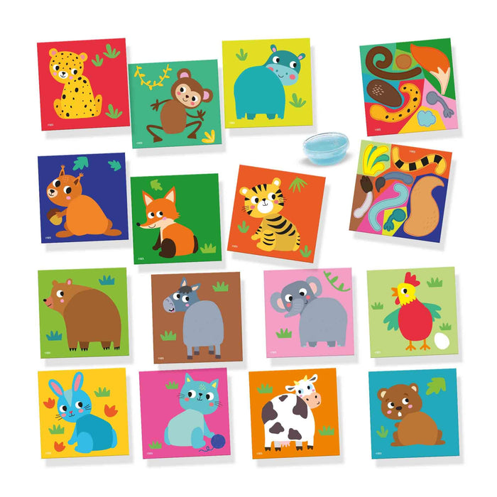 SES My first - Dierenstaarten plakken