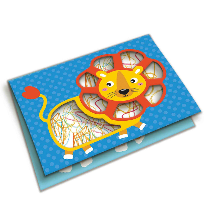 SES Mijn eerste krijtjes - Dieren kaarten