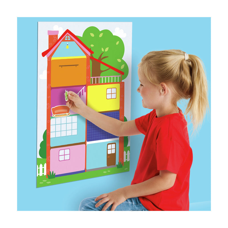 SES Mijn eerste poster met stickers - Huis