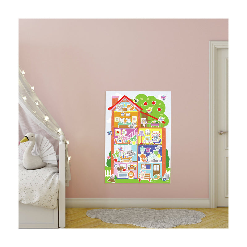 SES Mijn eerste poster met stickers - Huis
