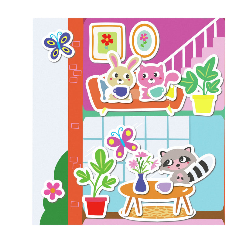SES Mijn eerste poster met stickers - Huis