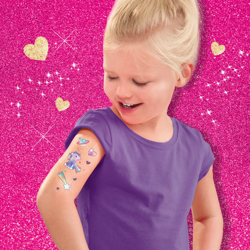 SES Creative Unicorn - Tattoos en glitters