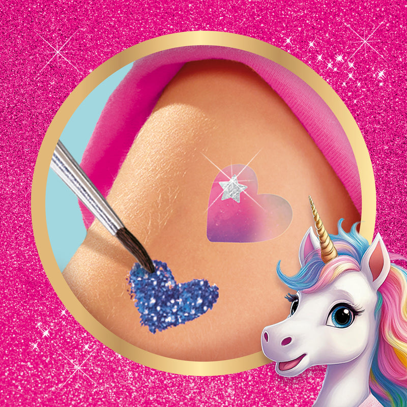 SES Creative Unicorn - Tattoos en glitters