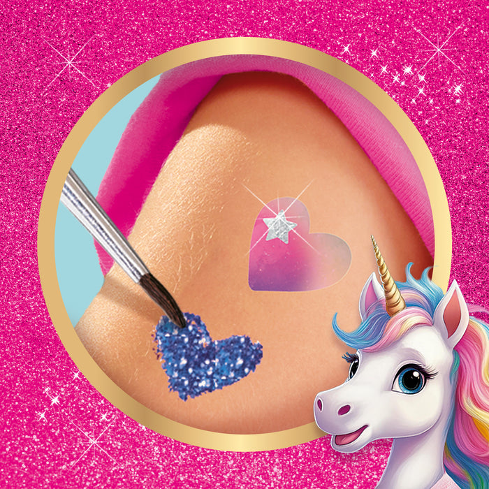 SES Creative Unicorn - Tattoos and glitter 
