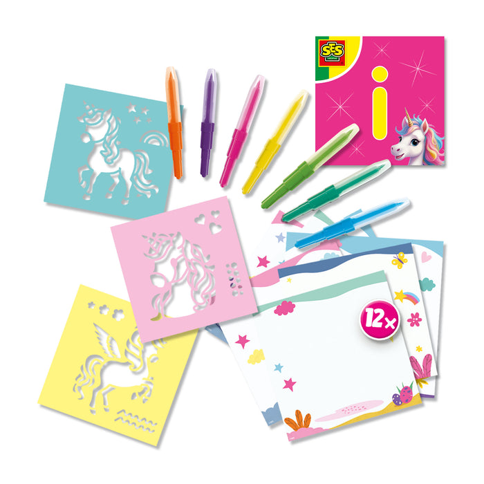 SES Creative Unicorn - Blow airbrush pens