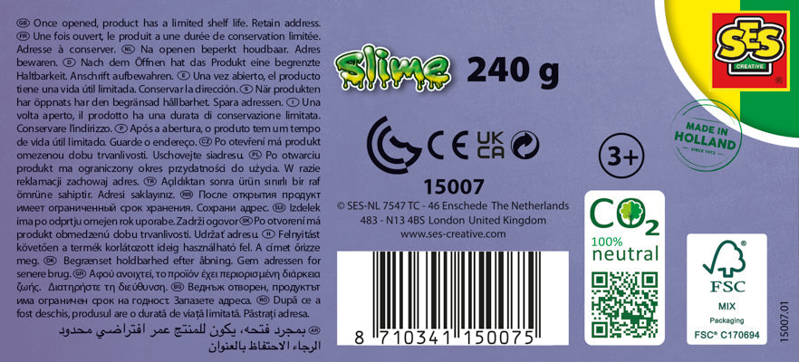 SES Slime - Glow in the dark 2 x 120 g