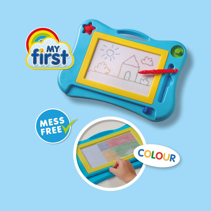 SES My first - Magnetisch tekenbord 4 kleuren