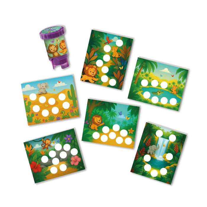 SES Sticker stamper - Jungledieren