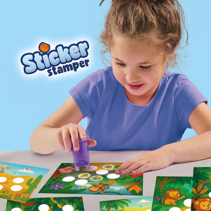 SES Sticker stamper - Jungledieren