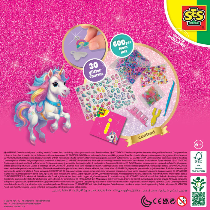 SES Unicorn - Loom bedelarmbandjes