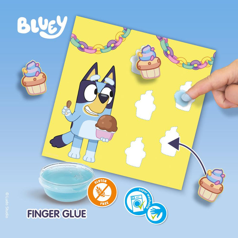 SES Bluey - Vormen plakken