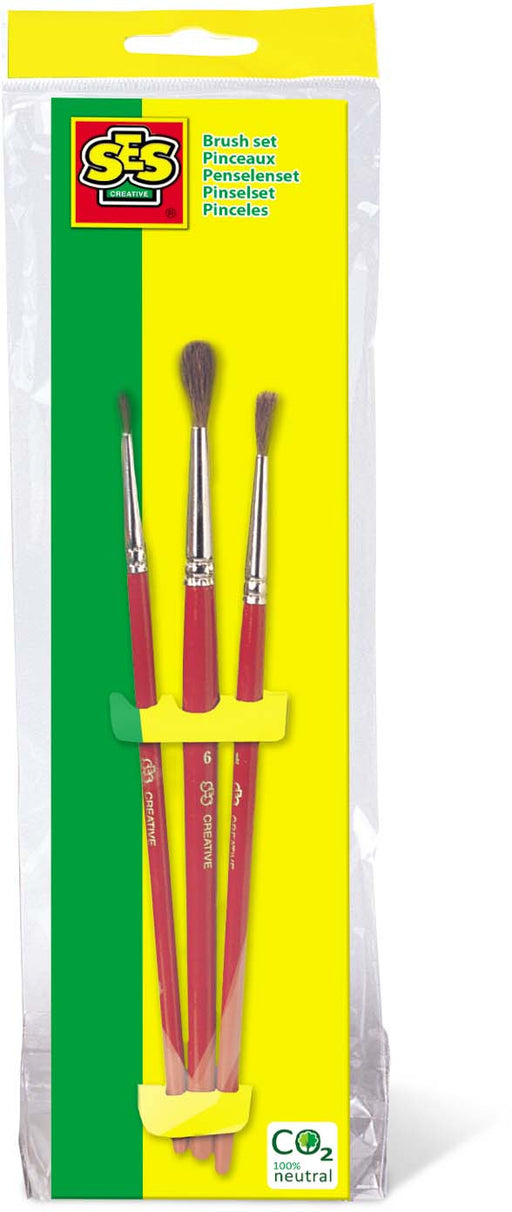 SES Creative - Penselen set 3 stuks