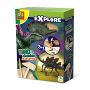 SES Dino en skelet opgraven 2 in 1 – Stegosaurus