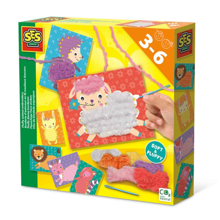 SES Fluffy dieren borduren
