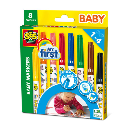 SES My First – Baby markers 8 kleuren