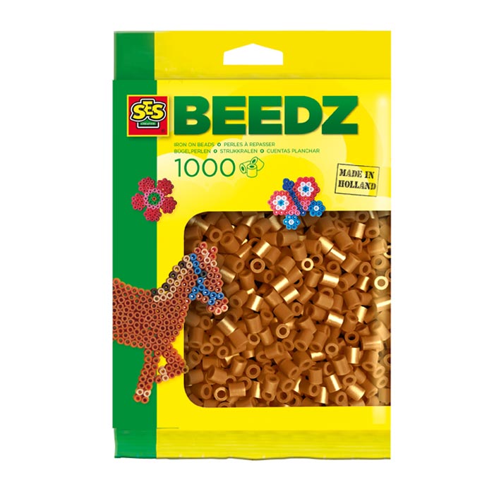 SES Strijkkralen 1000 bruin