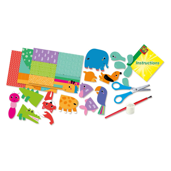 SES Zig Zag Origami Dieren inhoud