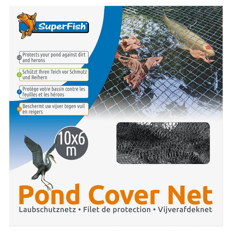 SuperFish Vijverafdeknet 10x6 m