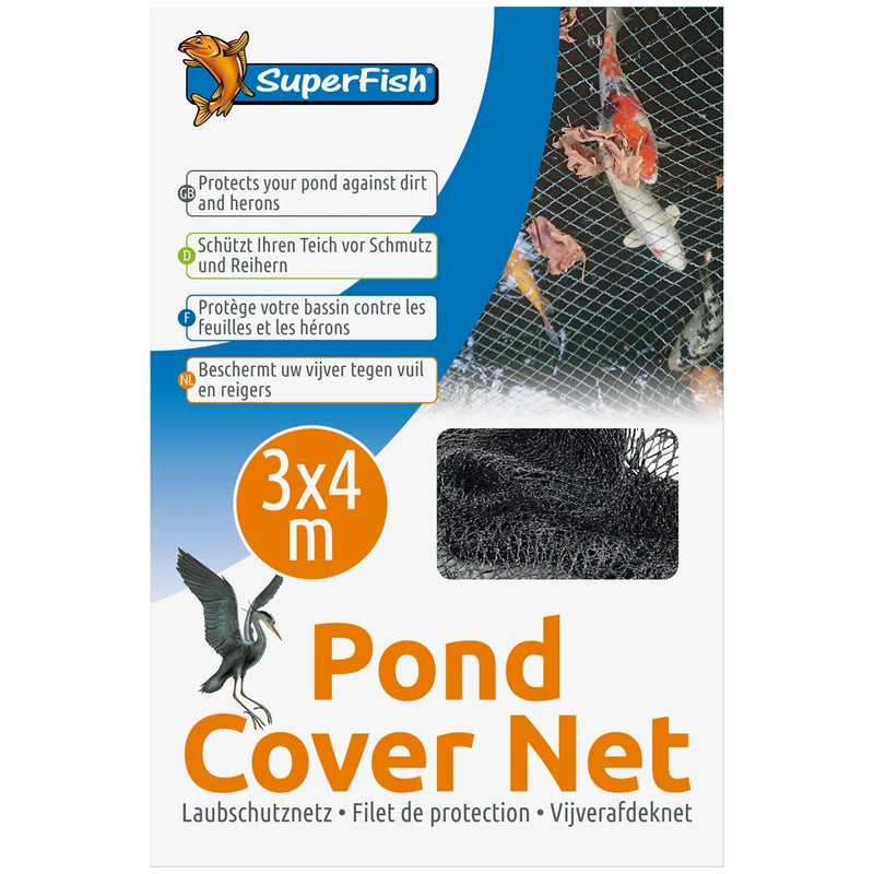 SuperFish Vijverafdeknet 3x4 m