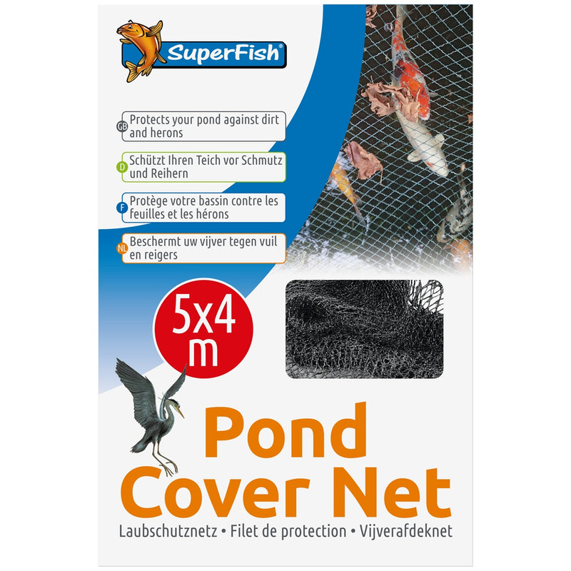 SuperFish Vijverafdeknet 5x4 m