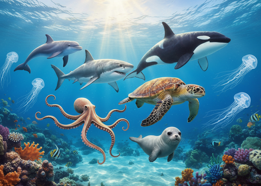 Sealife magnet bundle