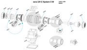 Sera UV-C-systeem 5 W Tekening