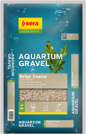 Sera Aquarium Gravel Beige Coarse 3 liter