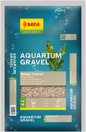 Sera Aquarium Gravel Beige Coarse 6 liter