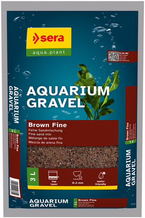 Sera Aquarium Gravel Brown Fine 3 liter