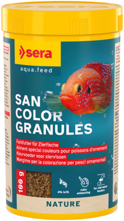 Sera San Color Granules 250 ml - Vissenvoer