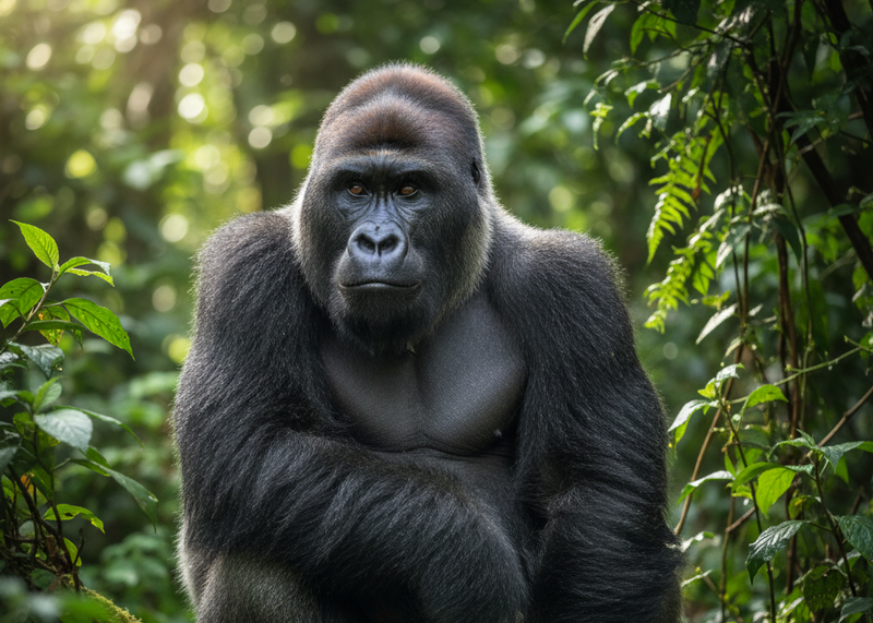 Zilverrug gorilla – Wildlife Explorer
