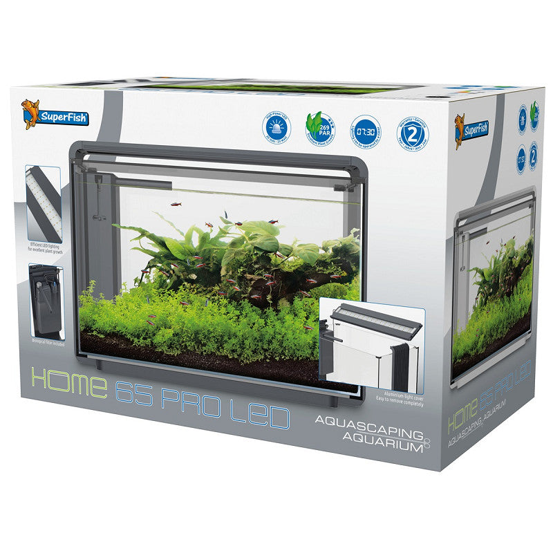 SuperFish Home Proled 65 Aquarium Zwart