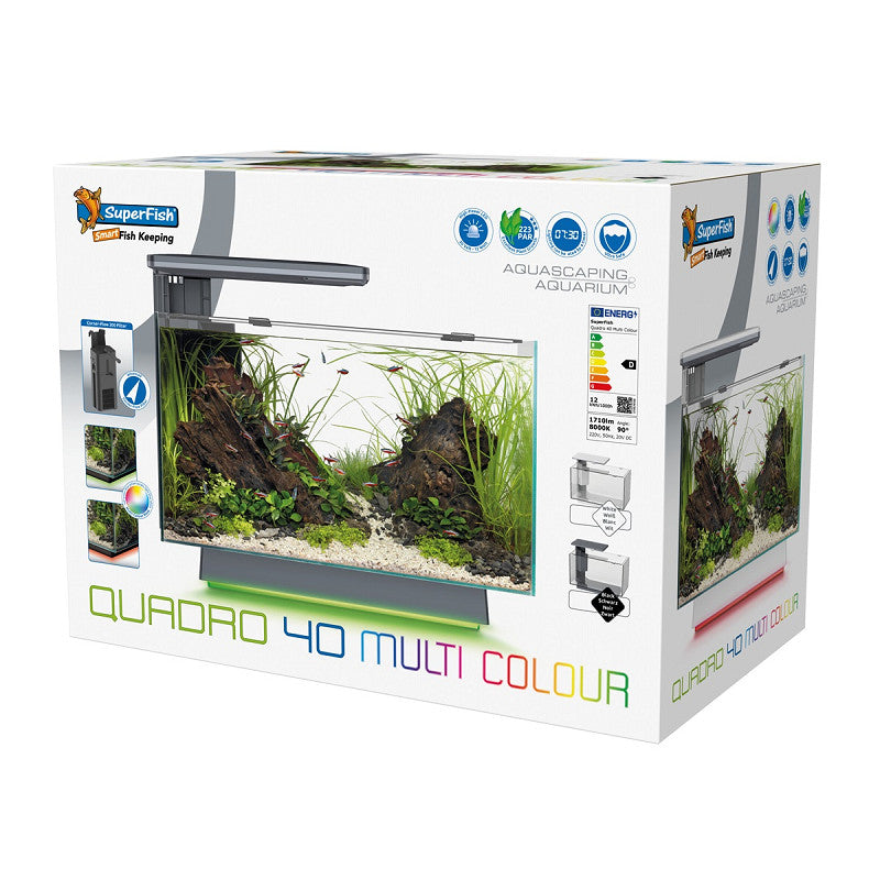 SuperFish Quadro 40 multi Colour Zwart