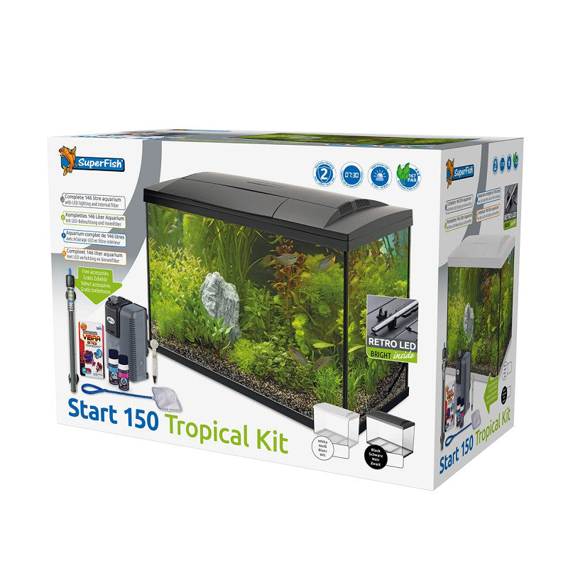 SuperFish Start 150 Tropical Kit Zwart